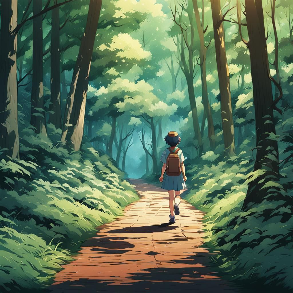 stroll in the forest