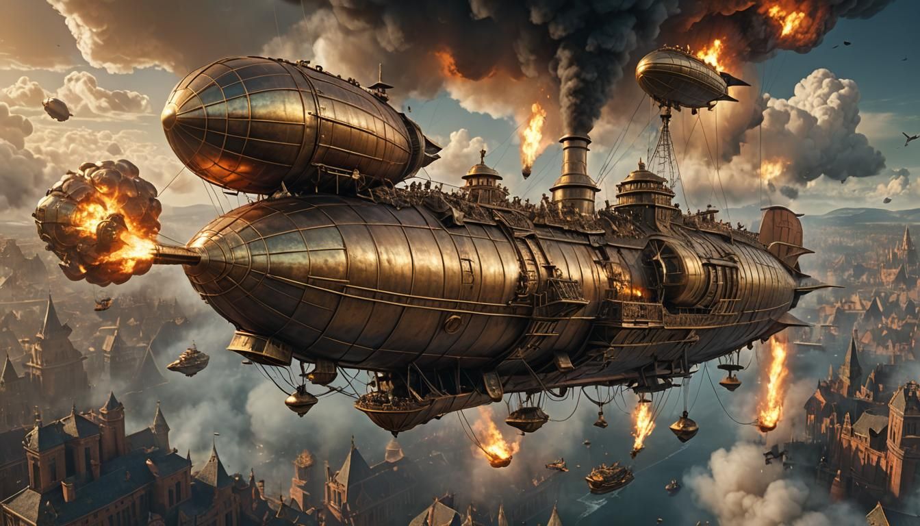 Steampunk battle
