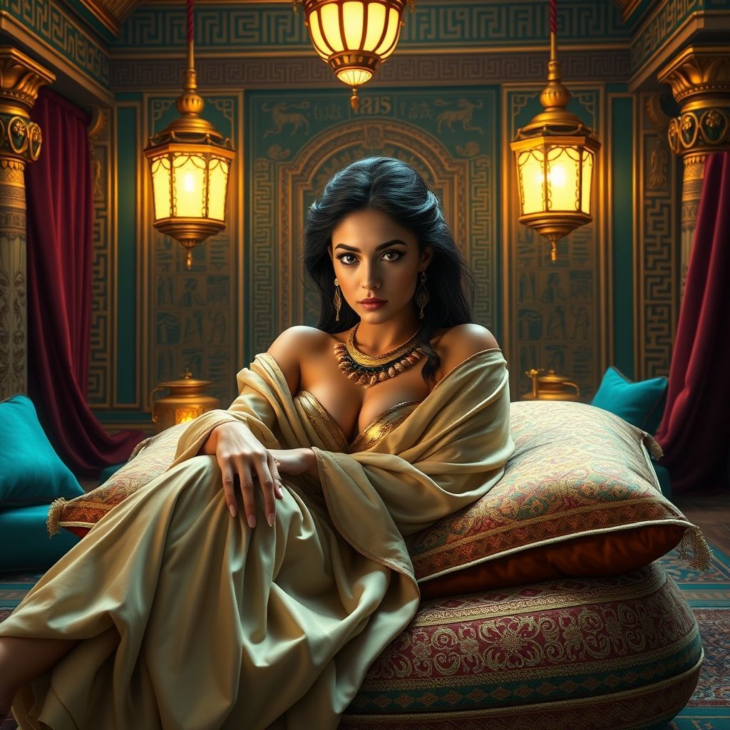 An Egyptian harem chamber