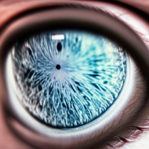 A Close Up of the Human Eye, insane details