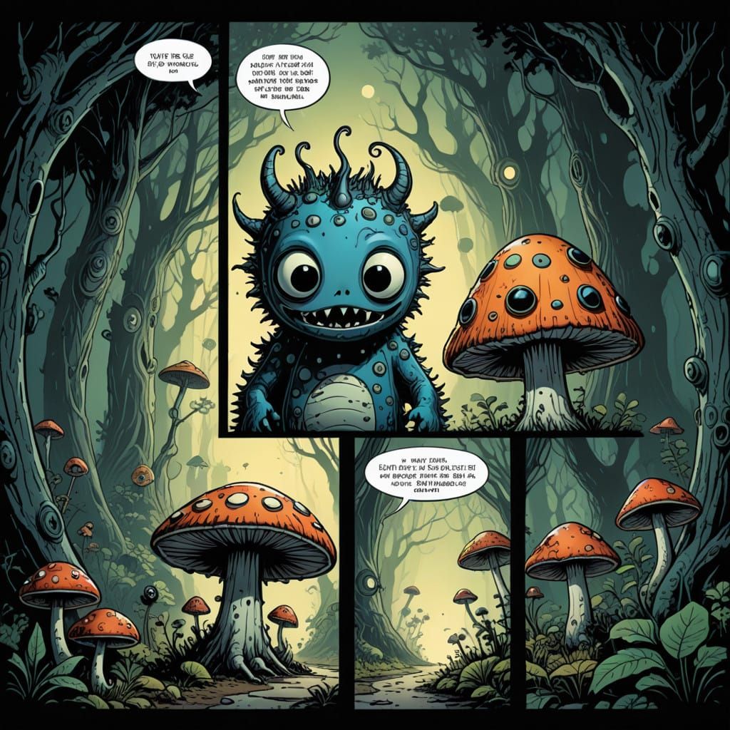 Little Alien tries to communicate with Earthlings   by @undefined