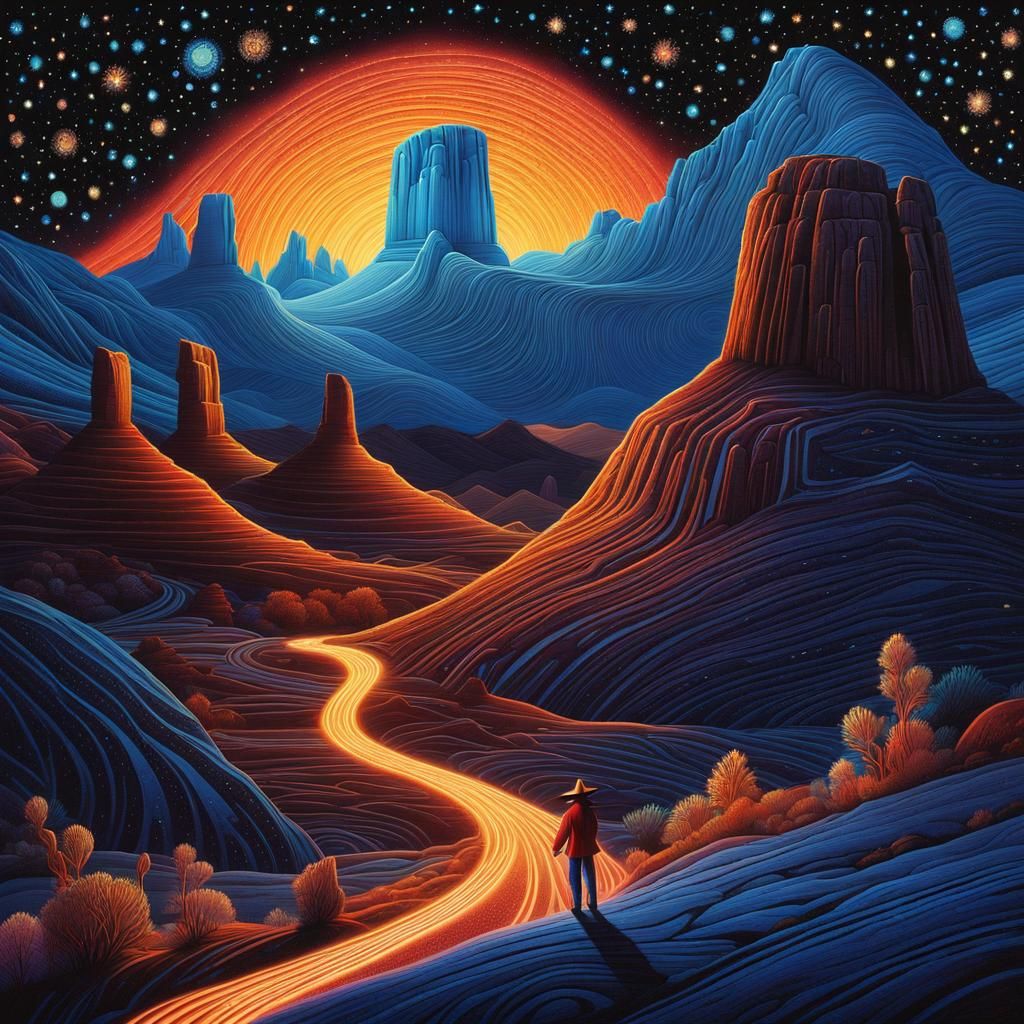 Blue and Orange