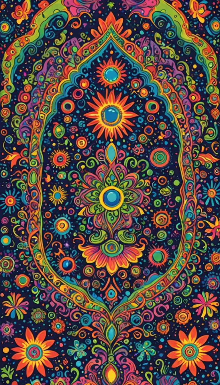 Psychedelic miracle - AI Generated Artwork - NightCafe Creator