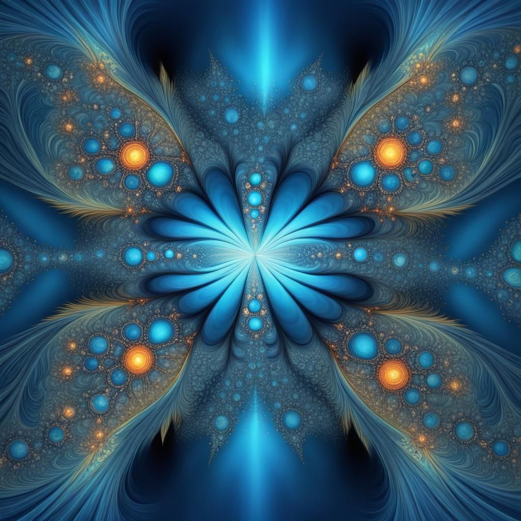 blue fractal 3