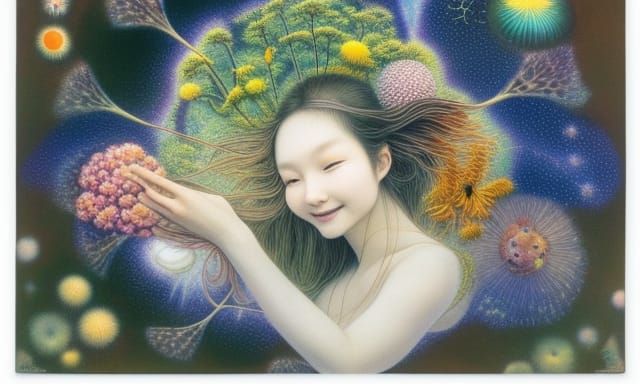 When you smiling the whole world smile with you in stargazin...