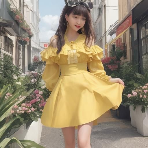 Simple Yellow Heart Graphic