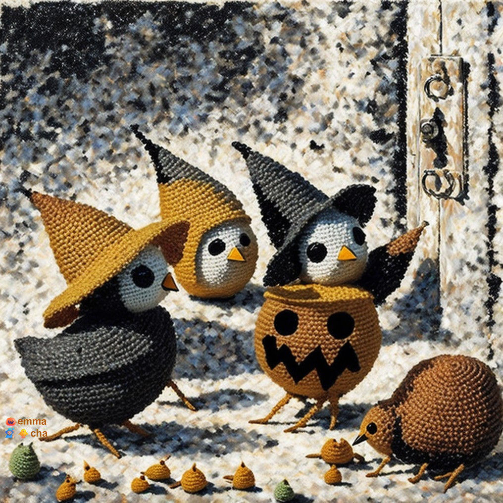 Twisted Trick-or-Treat - Little Knitters at the Door