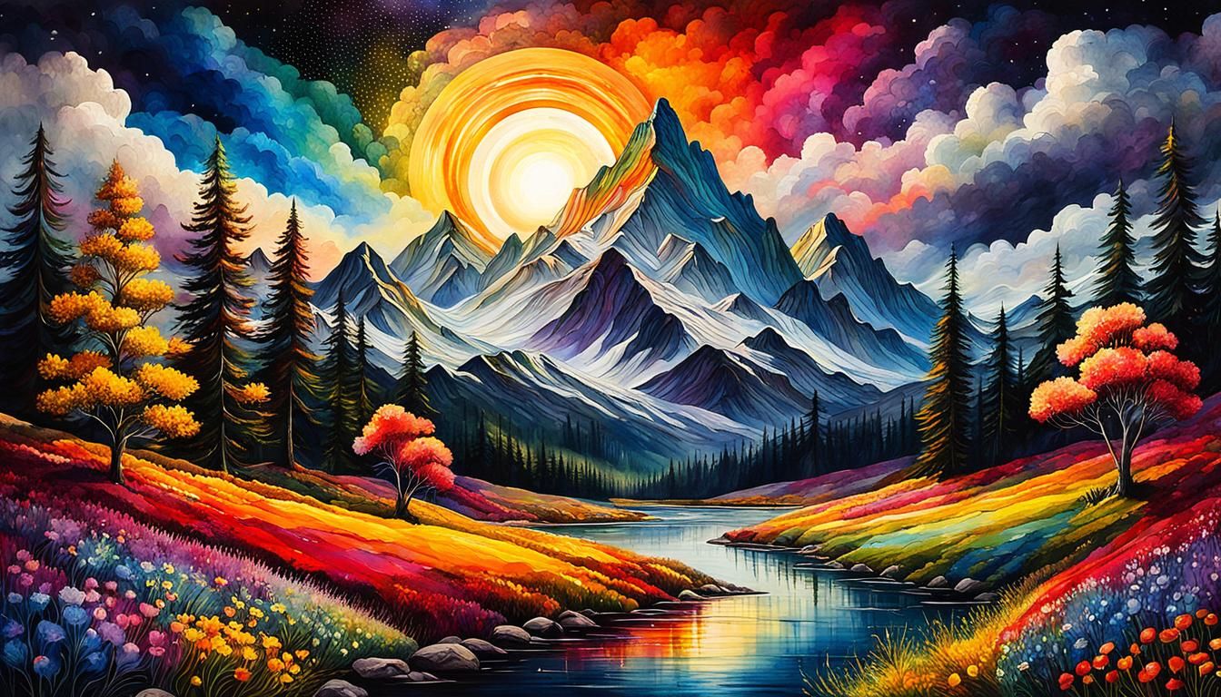 Rainbow sun dog sunrise  by @Dr T