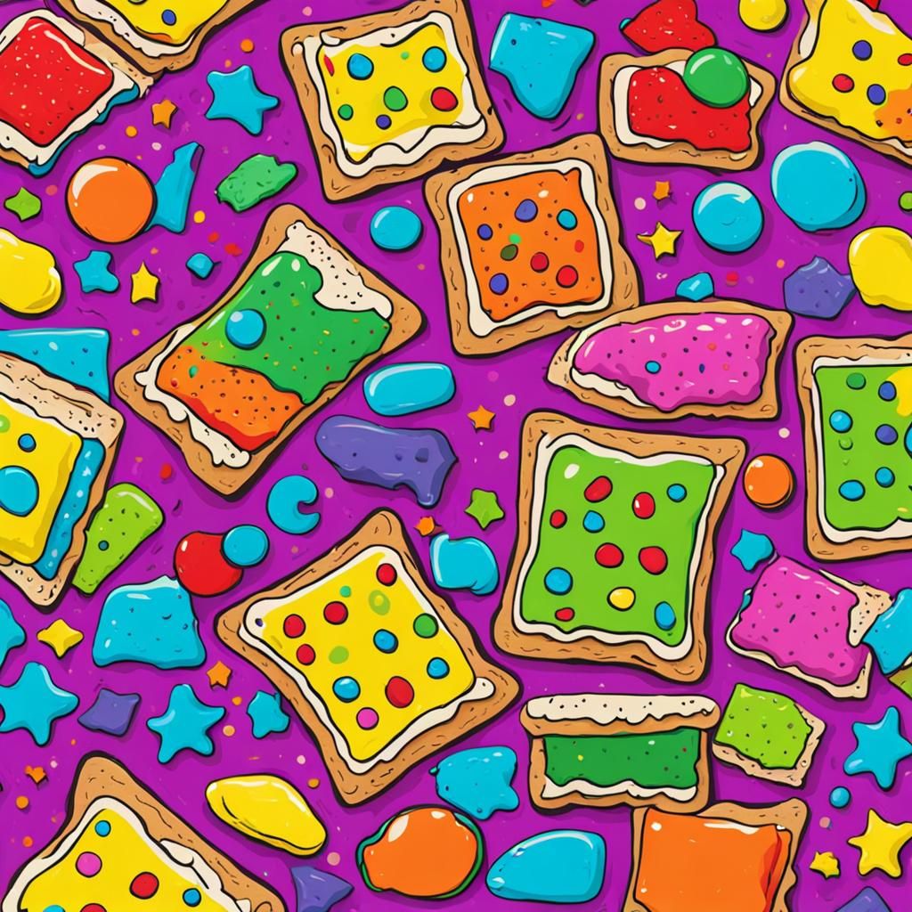 Pop Tart pop art - AI Generated Artwork - NightCafe Creator