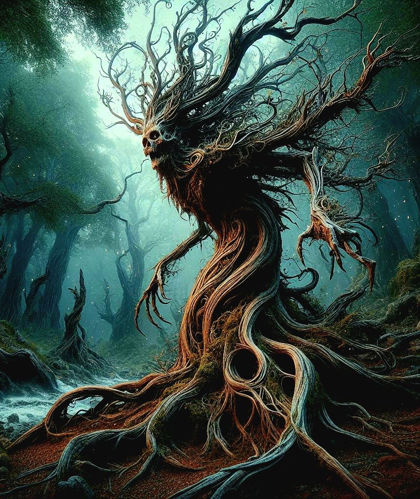 Twisted trees. Dryad