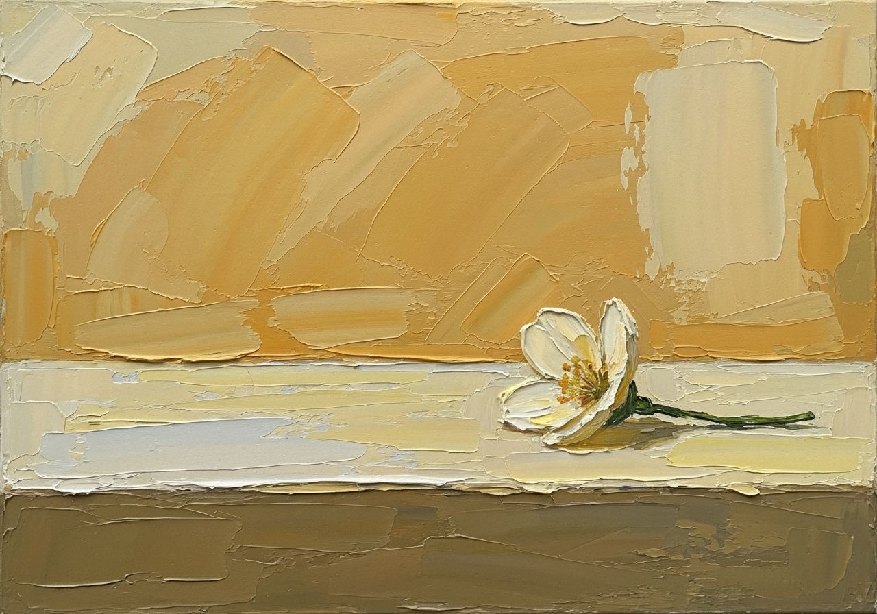 Still Life Impasto  by @The Gold Credit Card