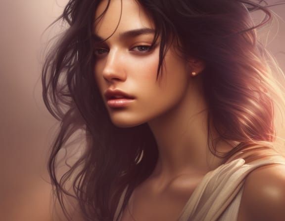 head and shoulders portrait, 8k resolution concept art portr...