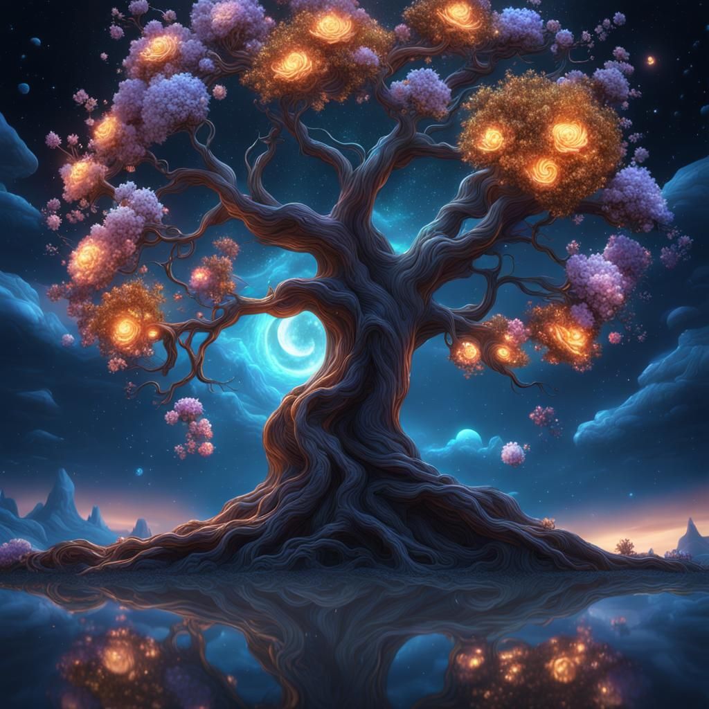 Tree at night 6