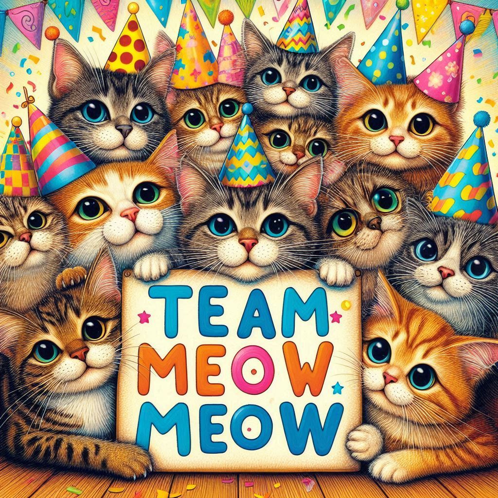 TEAM MEOW MEOW WINS!