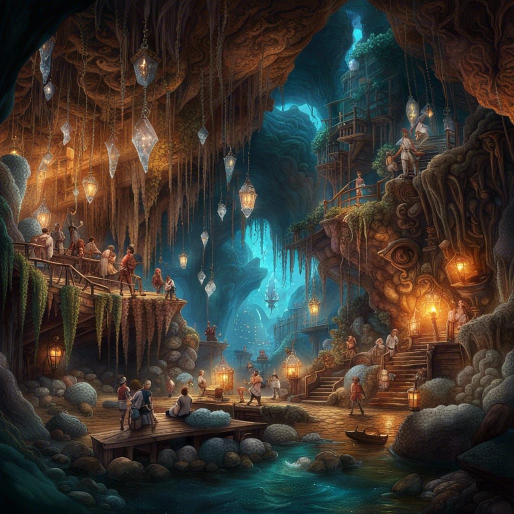 Cristal cavern  by @Gally_JBG