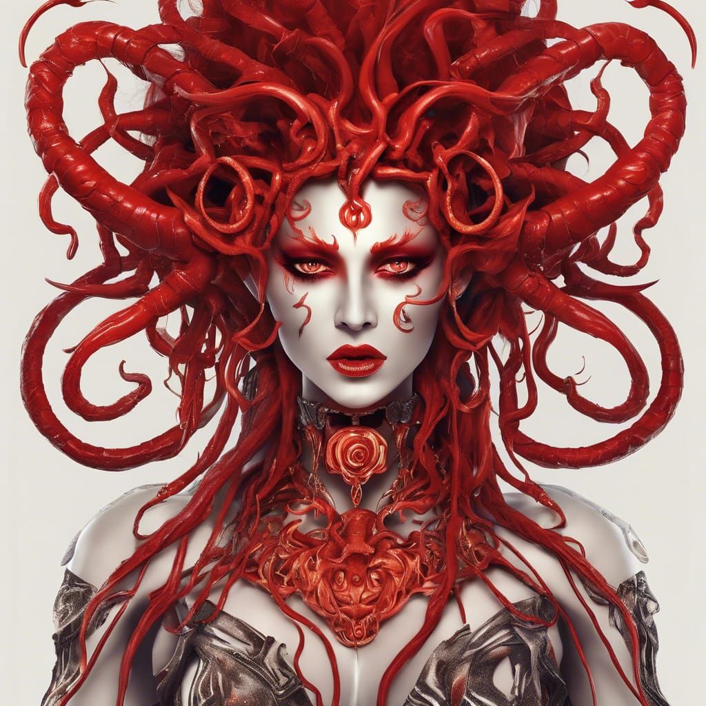 LEGEND OF a humanoid female MEDUSA