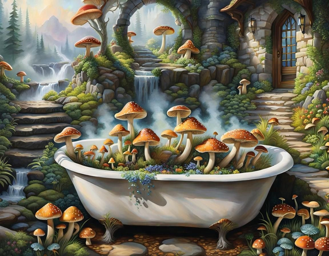 bathtub in nature