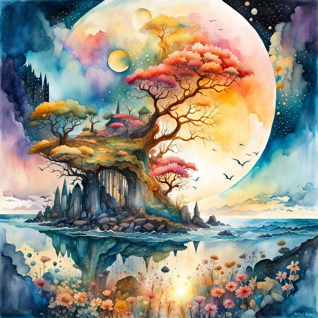 Fantasy landscape  by @Kosh Flix