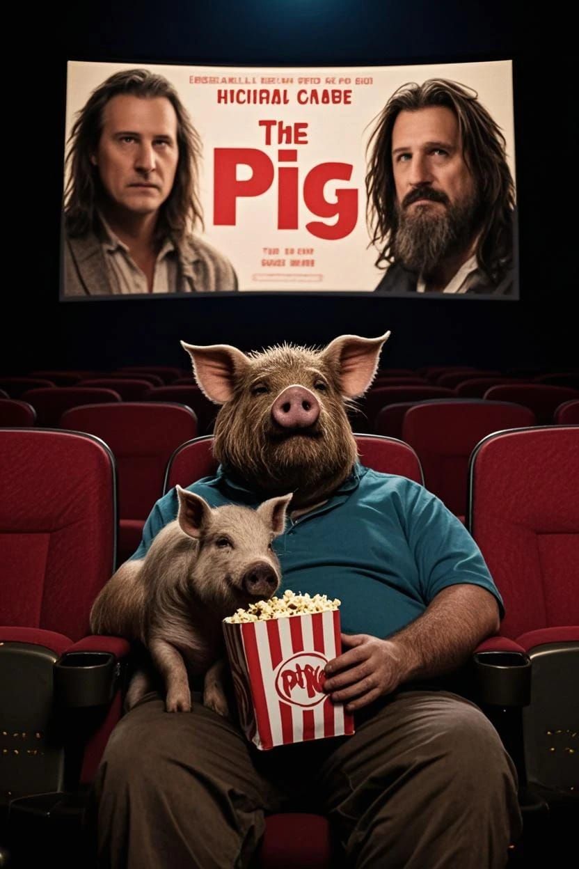 Pigman watches a tearjerking Movie