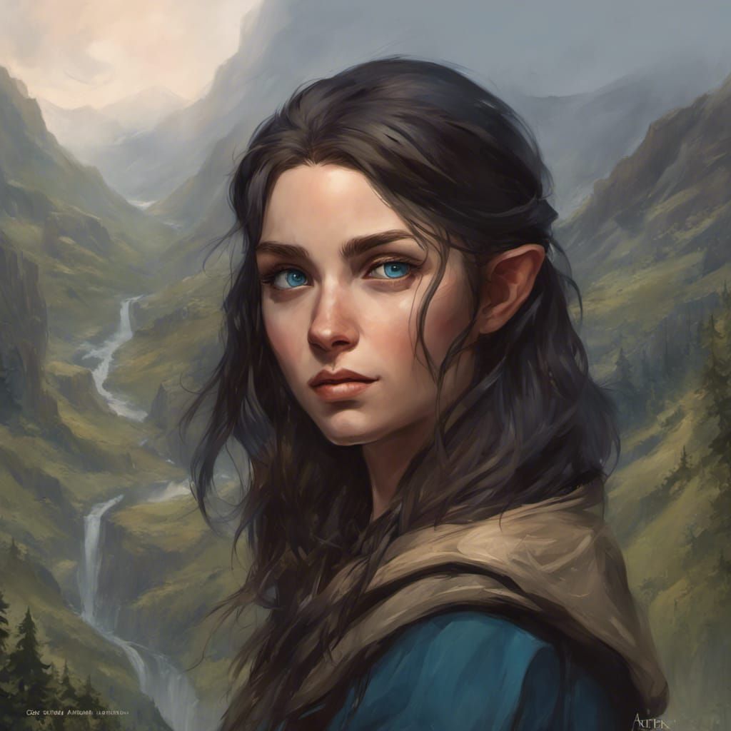 Hobbit rogue in Eriador (Middle-Earth) - AI Generated Artwork ...