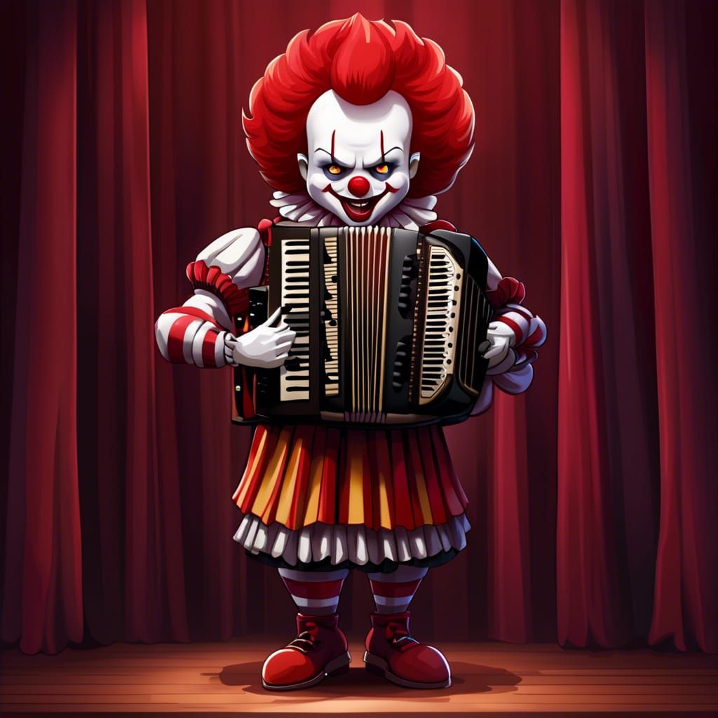 Pennywise is a very talented accordionist  by @vixyna
