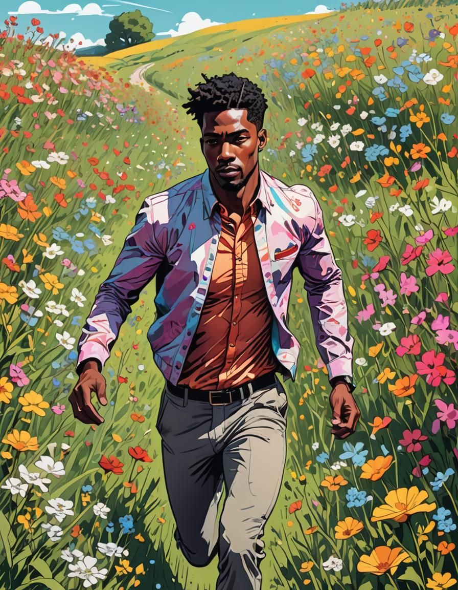 Run from the flowers