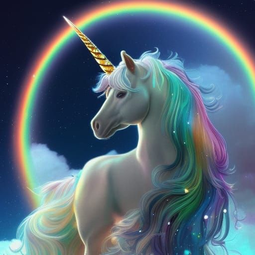 Majestic Unicorn - AI Generated Artwork - NightCafe Creator