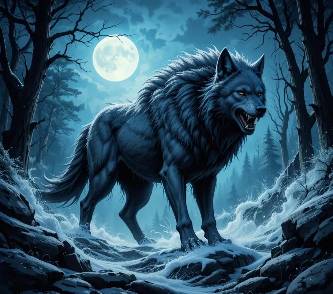 The Legends of the Giant Wolves