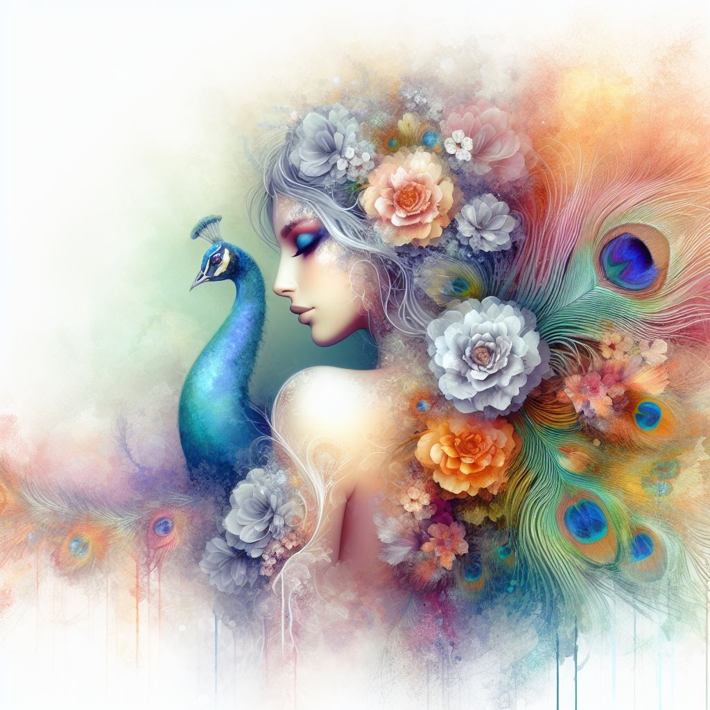 Mythical Being Peacock Series - 27