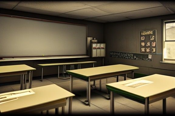 Empty Classroom - AI Generated Artwork - NightCafe Creator Empty Classroom - AI Generated Artwork - NightCafe Creator