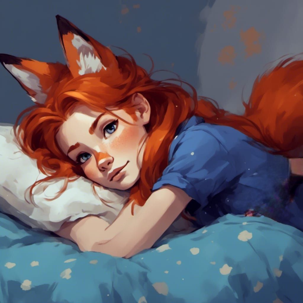 Adorable Fox-girl VIXEN, takes the "Red Pill."