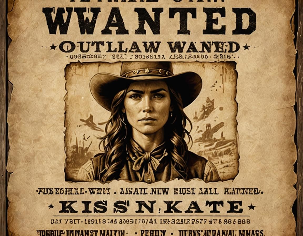 Wanted: Kissin' Kate  by @Cheshy