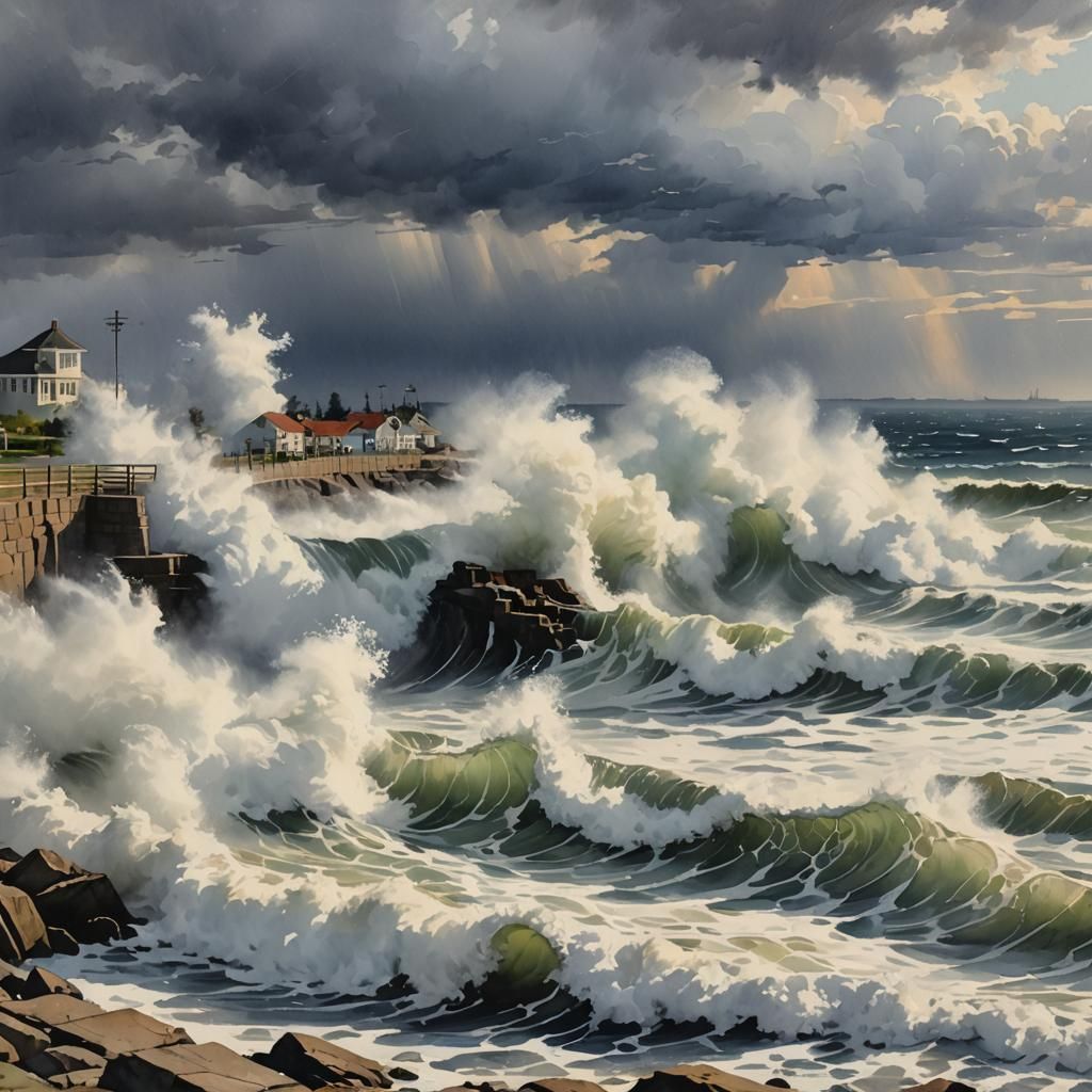 Rough Seas  by @Graydon Archer