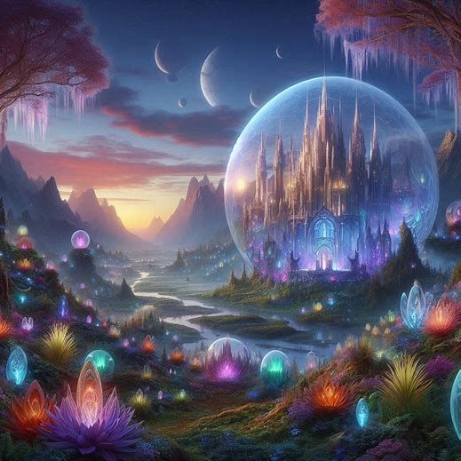 A fantastical landscape