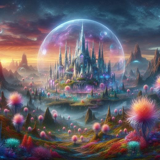 A fantastical landscape
