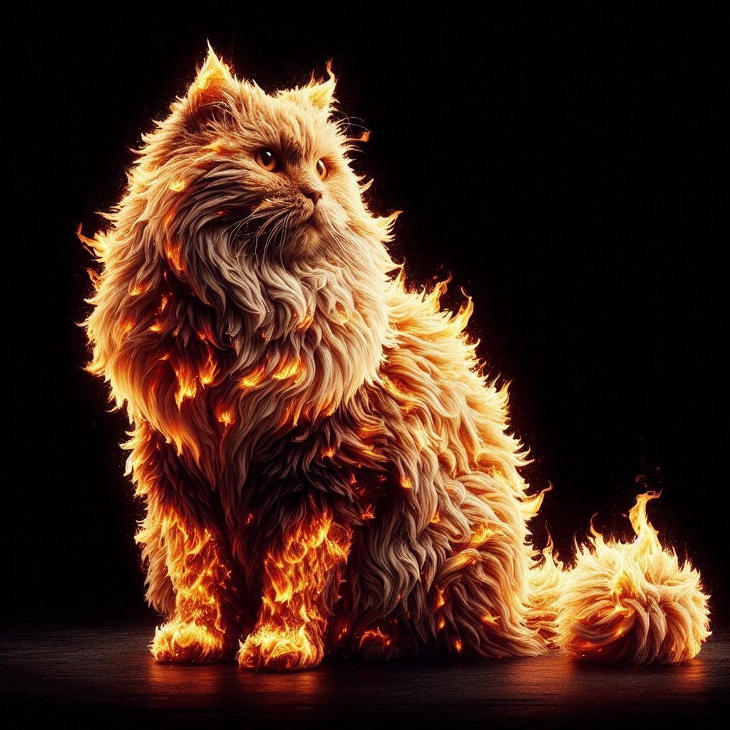 Fire kitty