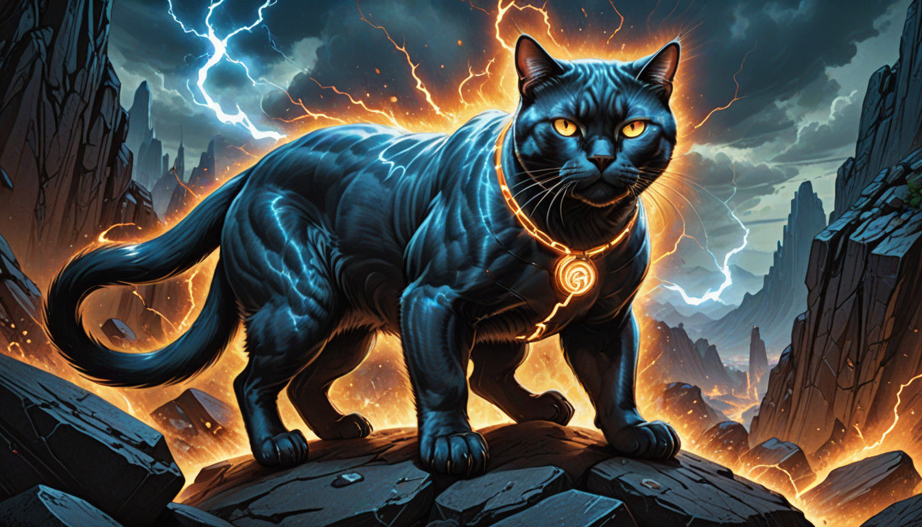 Dynamic Burmese Cat Monk in Hyper-Realistic Comic Book Art S...