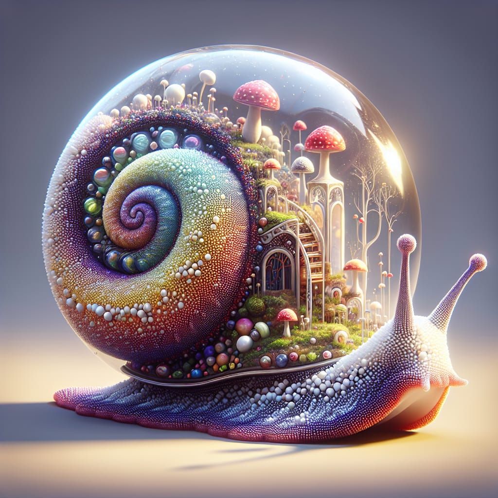 Garden Snail  by @Jerri Bee