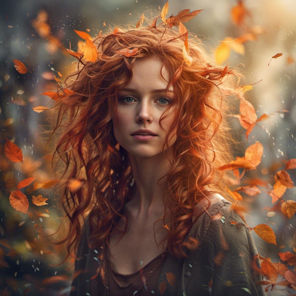 autumn princess  by @FotasiaArt