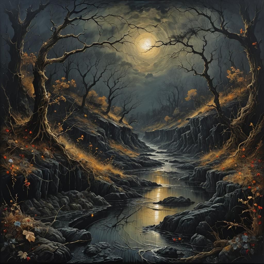 a Dark September Landscape