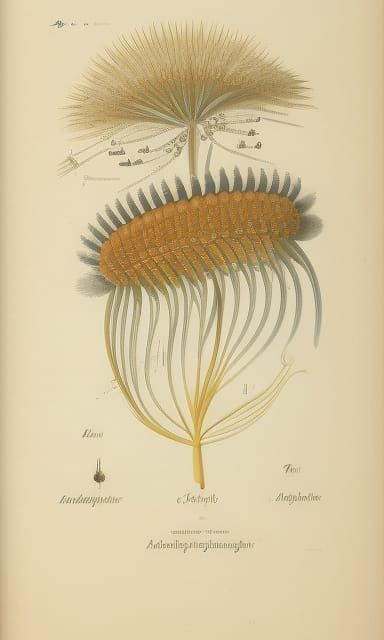 Fantastic plant drawing