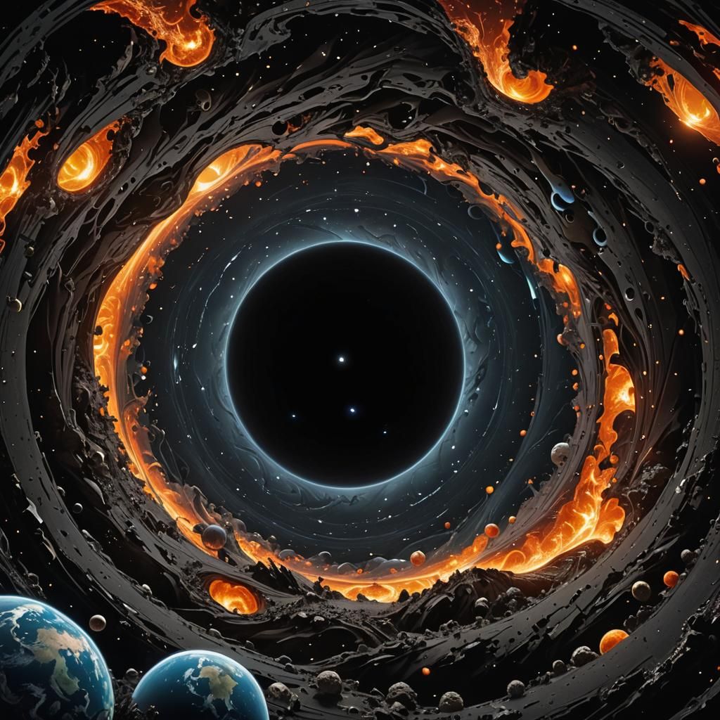 A beautiful world inside a black hole