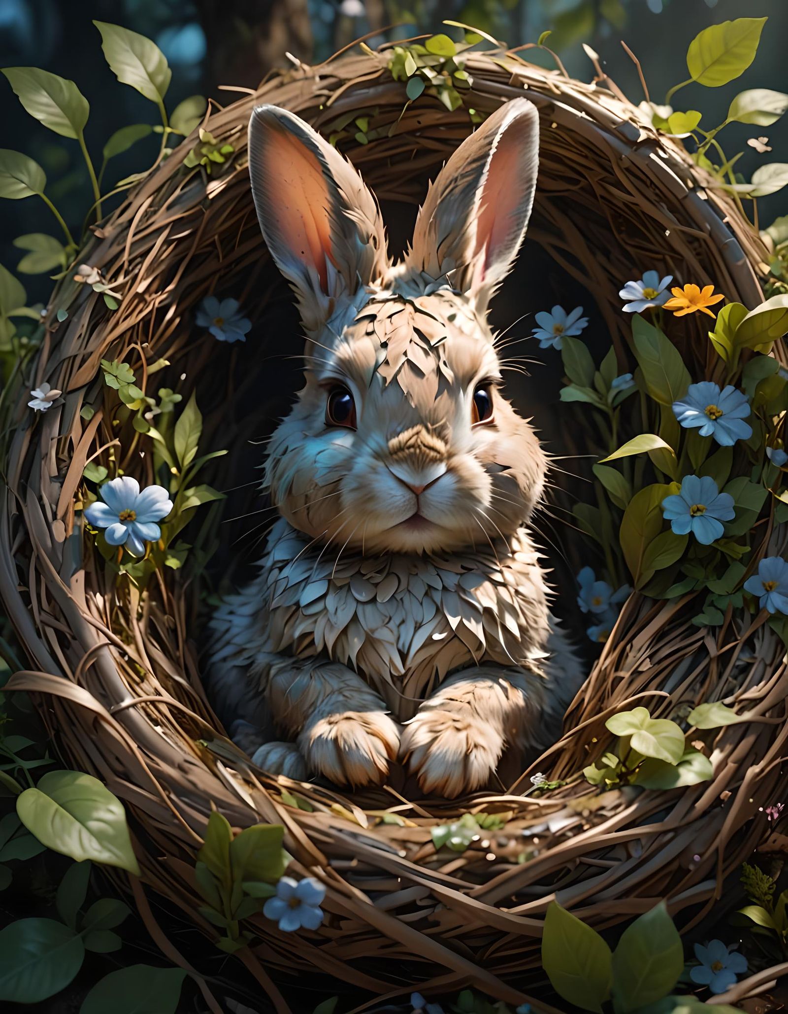 Cute Baby Bunny   by @Emma