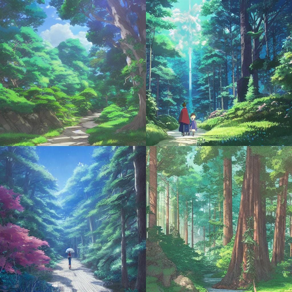 Studio Ghibli, Anime Key Visual, by Makoto Shinkai, Deep Color