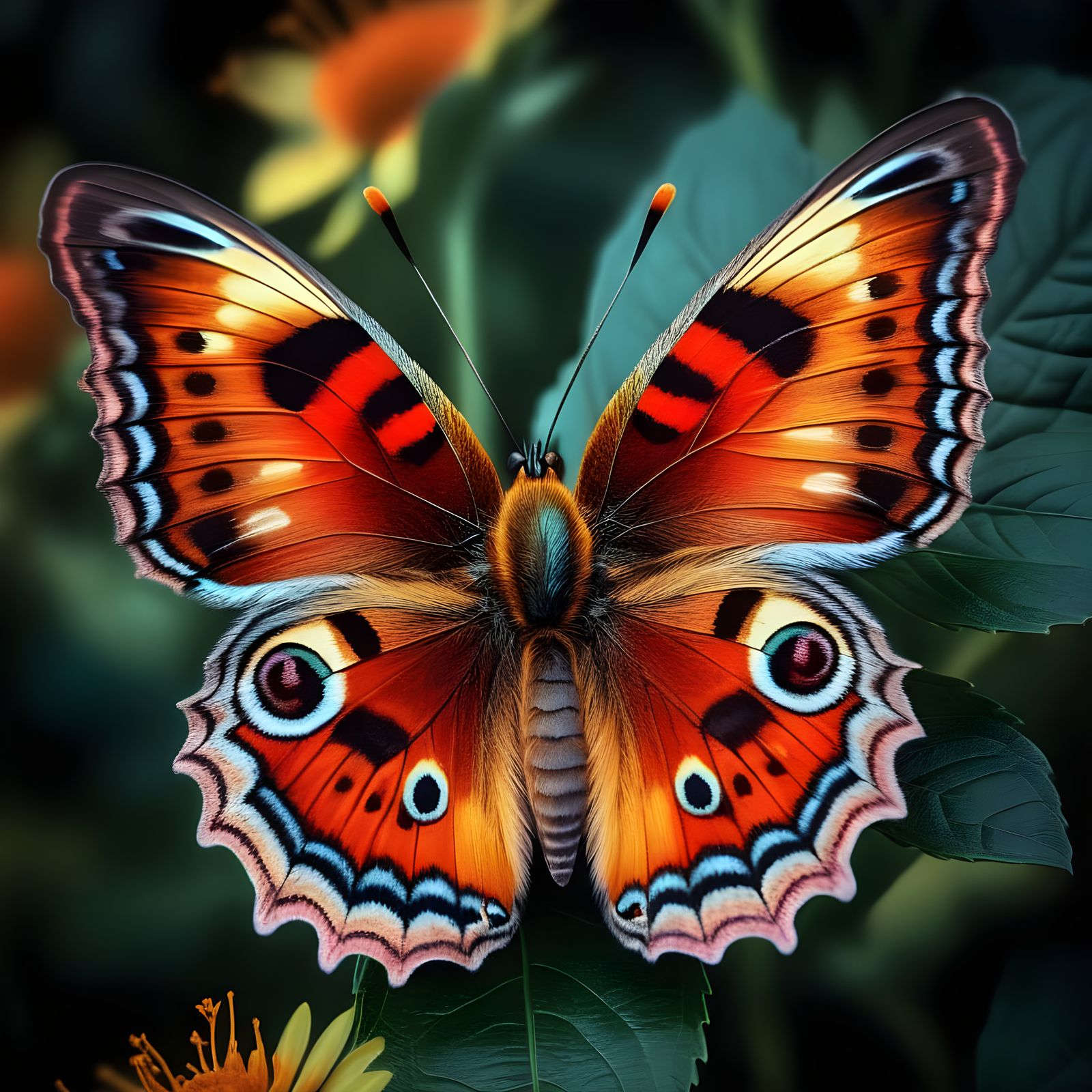 Colorful Butterfly  by @Eto Demerzel
