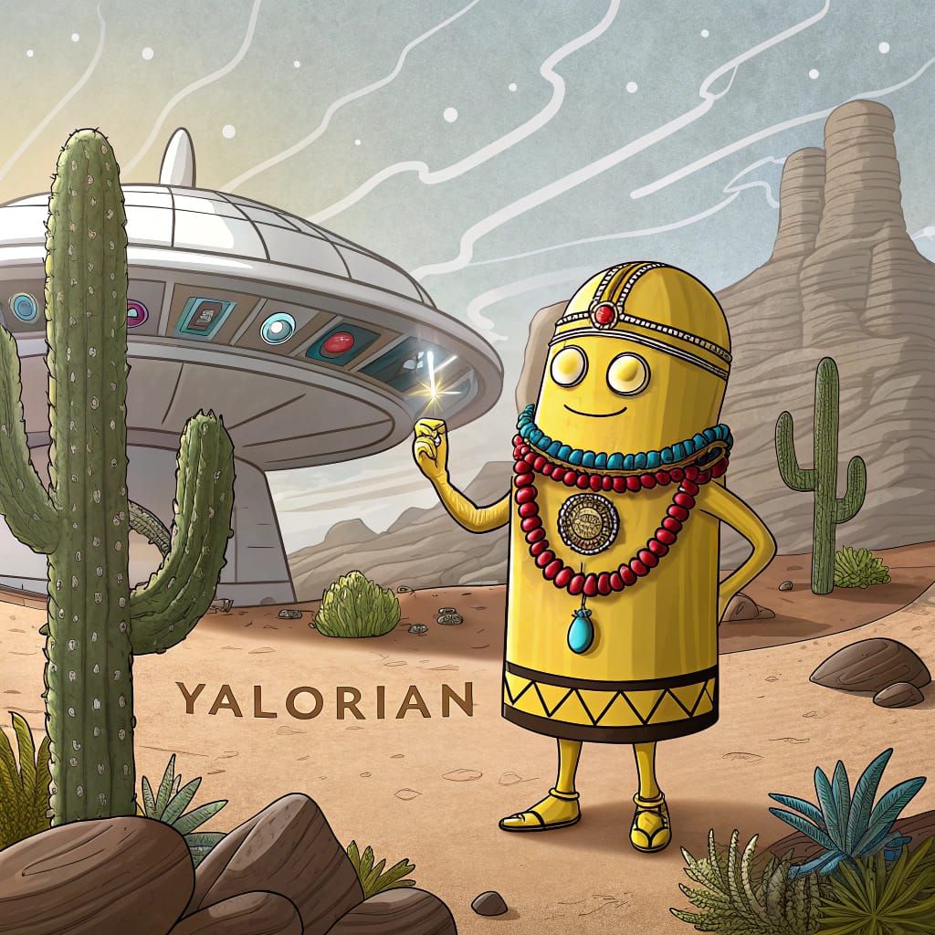 Yalorian Envoy in Modern Sci Fi Realism