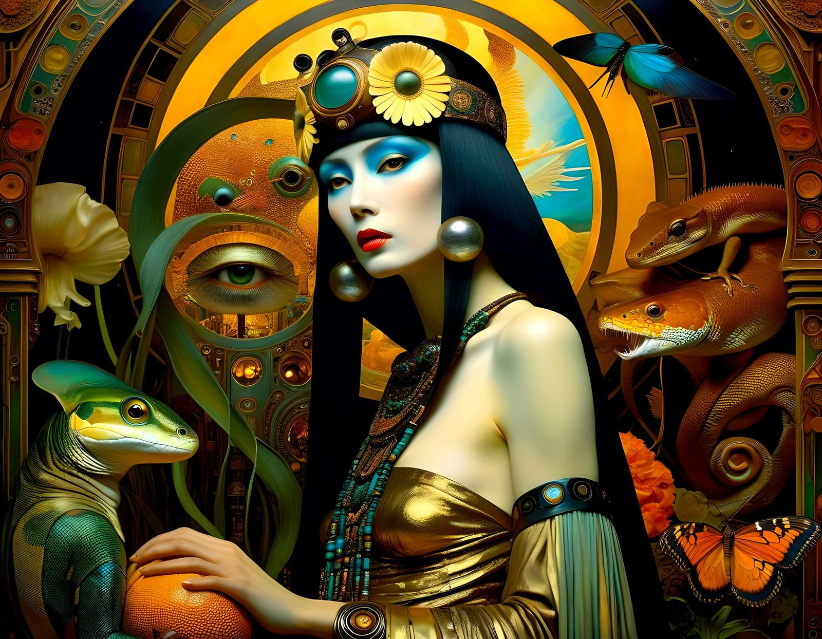 Cleopatra and Her Advisers