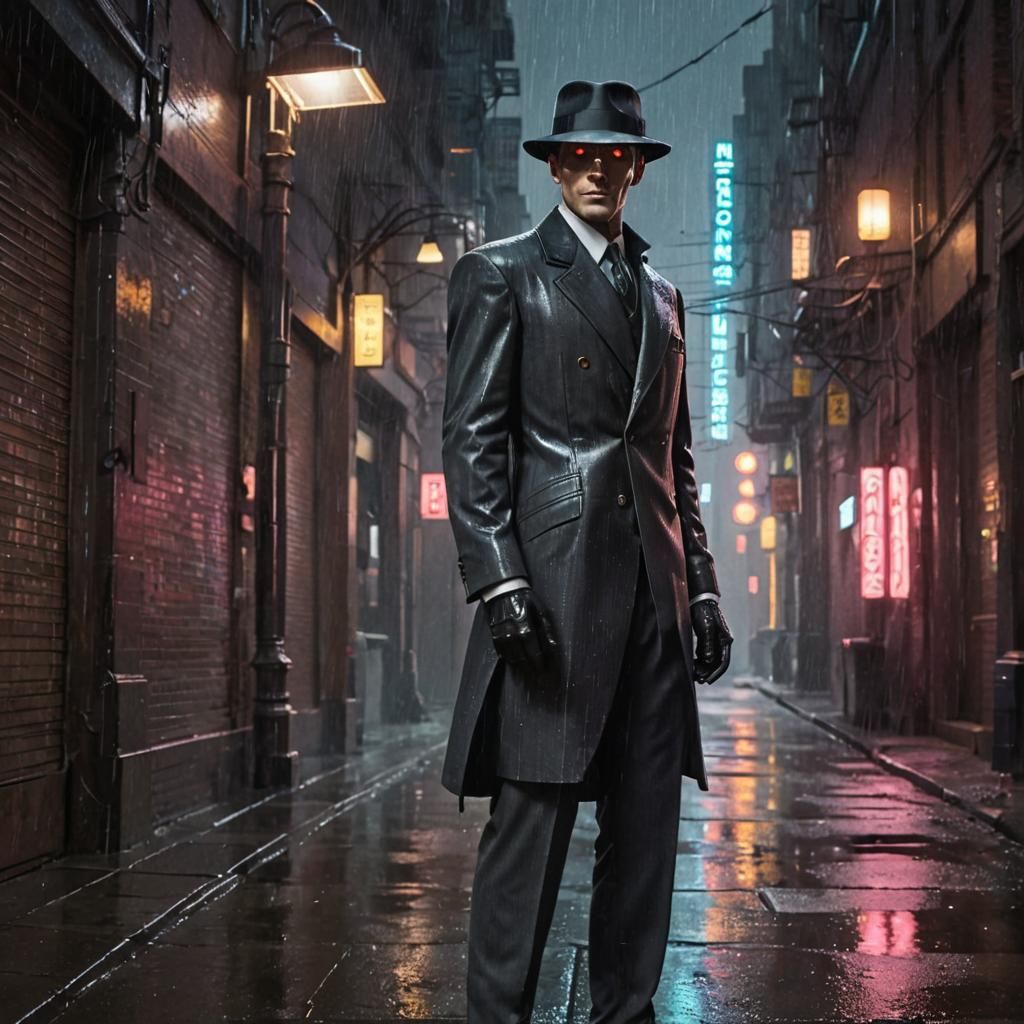 Retro Futuristic Detective I