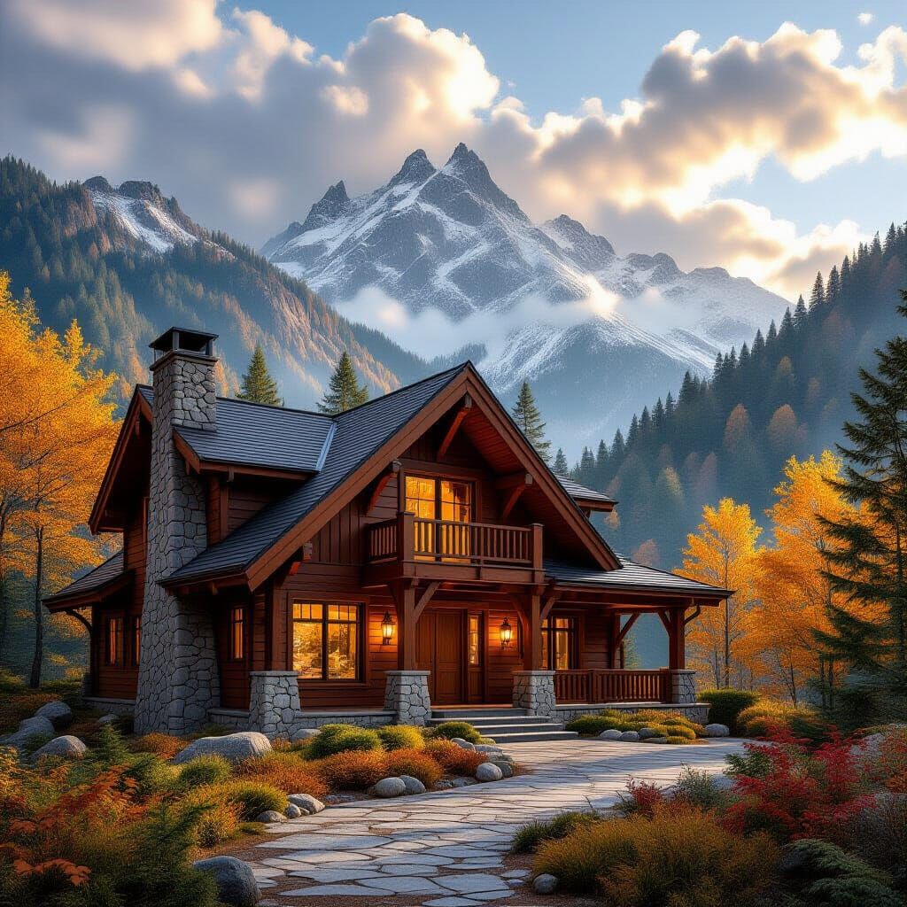 majestic redwood cabin

