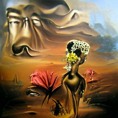 African flower girl